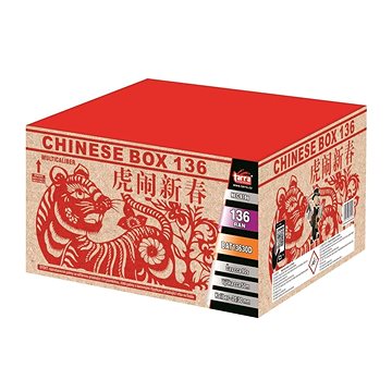 

TARRA Ohňostroj baterie výmetnic - chinese box 136 ran - multikalibr