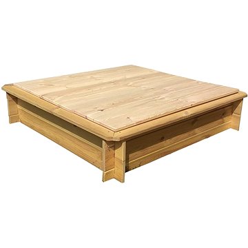 

T-Wood Pískoviště čtyřhranné s dřevěným krytem