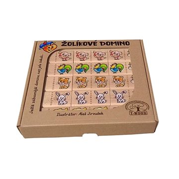 

T-Wood žolíkové domino - domácí zvířata