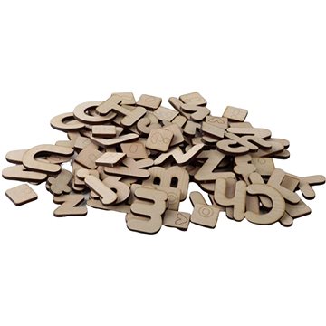 

T-Wood Doplňková sada k Hracím stěnám - Abeceda MIX 5 cm