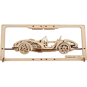 

UGEARS 3D puzzle Roadster MK3 2,5D 62 dílků