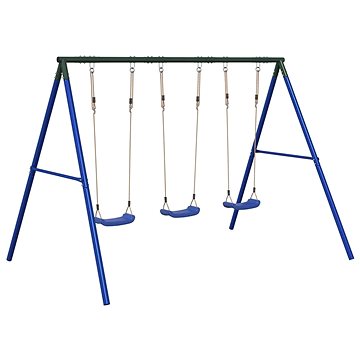 

Shumee Zahradní houpací set se 3 houpačkami, modrý