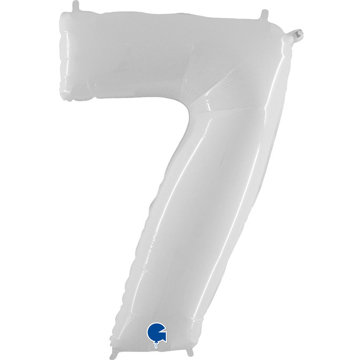 

vybavsenaparty Fóliová číslice bílá '7' - 102 cm