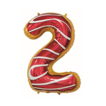 

vybavsenaparty Fóliová číslice donut '2' - 78 cm