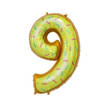 

vybavsenaparty Fóliová číslice donut '9' - 78 cm