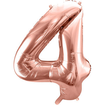 

vybavsenaparty Fóliová číslice rose gold '4' - 86 cm