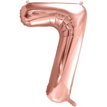 

vybavsenaparty Fóliová číslice rose gold '7' - 86 cm
