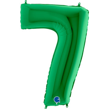 

vybavsenaparty Fóliová číslice zelená '7' - 102 cm