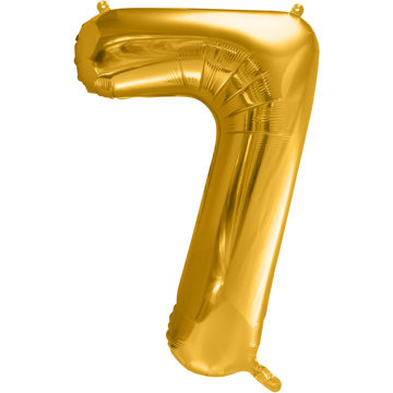 

vybavsenaparty Fóliová číslice zlatá '7' - 86 cm