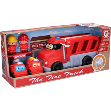 

Wiky Vehicles Auto hasičské s efekty, set 4 ks