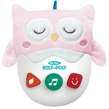 

Wiky Roly-poly plyšová sova s efekty 17 cm
