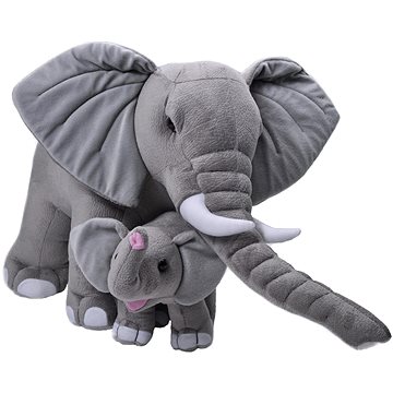 

Wild Republic Plyšová samice s mládětem – slon, 76 cm