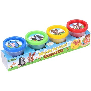 Wiky Modelína doh krtek, krteček, 4 × 50g