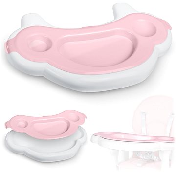 

Ricokids Podnos do vysoké židličky Sinco, růžový