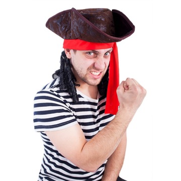

Pirát s vlasy, dospělý
