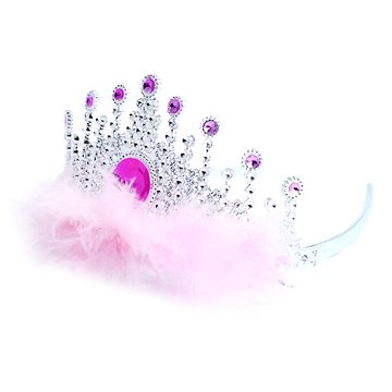 

Princeznovská korunka s peřím