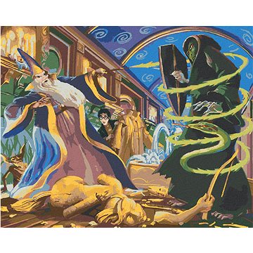 

Albus brumbál a lord Voldemort (Harry Potter), 40×50 cm, bez rámu a bez vypnutí plátna