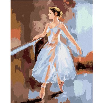 

Baletka dívající se do zrcadla, 40×50 cm, bez rámu a bez vypnutí plátna