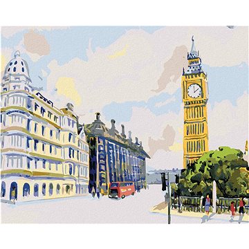 

Big Ben v Londýně, 40×50 cm, bez rámu a bez vypnutí plátna