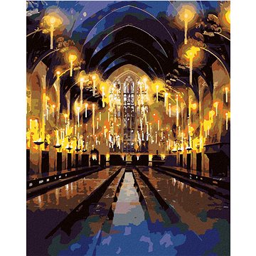 

Bradavická velká síň (Harry Potter), 40×50 cm, bez rámu a bez vypnutí plátna