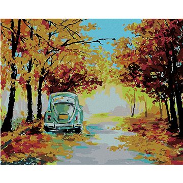 

Brouk na lesní cestě, 40×50 cm, bez rámu a bez vypnutí plátna