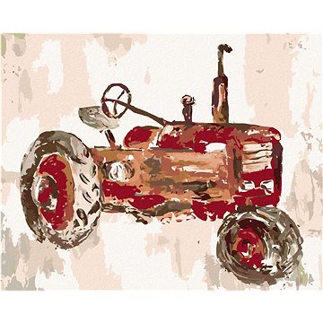 

Červený traktor (Haley Bush), 40×50 cm, bez rámu a bez vypnutí plátna