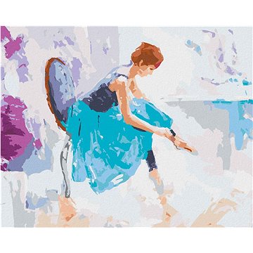 

Dívka baletkou, 40×50 cm, vypnuté plátno na rám