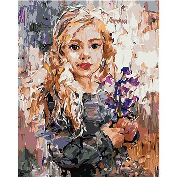 

Dívka se zvonky, 40×50 cm, bez rámu a bez vypnutí plátna