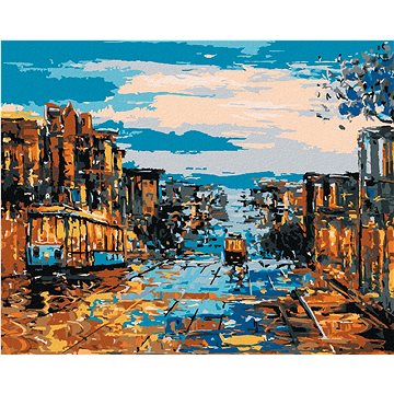

Doprava v San Franciscu, 80×100 cm, vypnuté plátno na rám