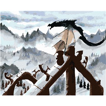 

Drak v horách, 80×100 cm, bez rámu a bez vypnutí plátna