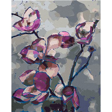 

Fialové magnólie, 40×50 cm, bez rámu a bez vypnutí plátna