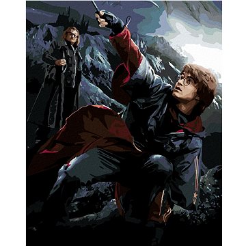 

Harry Potter a Alastor Moody, 40×50 cm, vypnuté plátno na rám