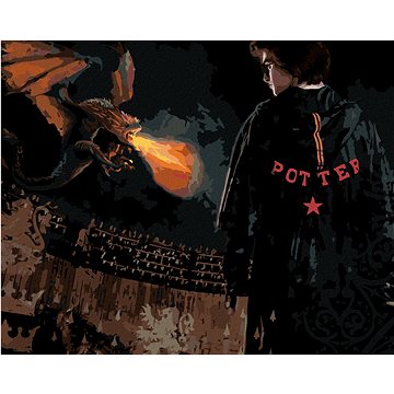 

Harry Potter v aréně s drakem, 40×50 cm, bez rámu a bez vypnutí plátna