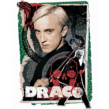

Karta Draco Malfoy (Harry Potter), 40×50 cm, vypnuté plátno na rám