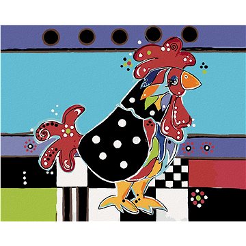 

Kohout (Jonna James), 40×50 cm, bez rámu a bez vypnutí plátna