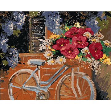 

Kolo s kyticí květin, 80×100 cm, vypnuté plátno na rám