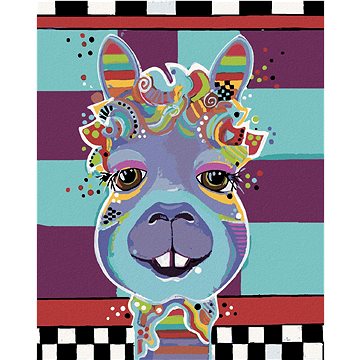 

Lama (Jonna James), 80×100 cm, bez rámu a bez vypnutí plátna