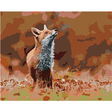 

Liška v lese, 40×50 cm, bez rámu a bez vypnutí plátna