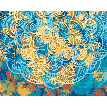 

Mandala plná barev, 80×100 cm, vypnuté plátno na rám