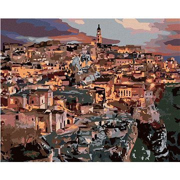 

Město Matera, 40×50 cm, bez rámu a bez vypnutí plátna