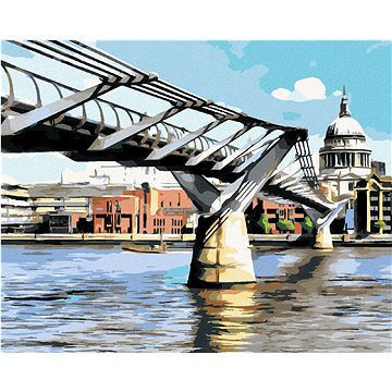 

Millennium Bridge v Londýně, 40×50 cm, bez rámu a bez vypnutí plátna