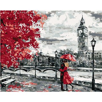 

Milující pár v Londýně, 80×100 cm, bez rámu a bez vypnutí plátna