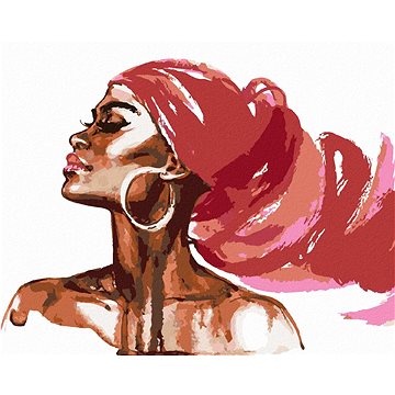 

Nádherná africká žena, 40×50 cm, vypnuté plátno na rám