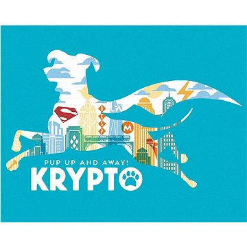 

Plakát Krypto (DC Liga supermazlíčků), 40×50 cm, vypnuté plátno na rám