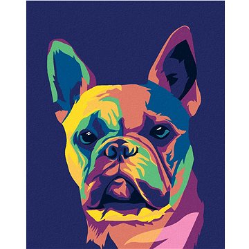 

Pop-art buldoček, 40×50 cm, vypnuté plátno na rám