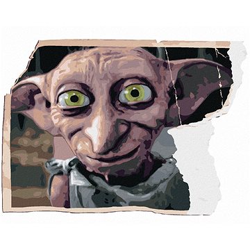 

Roztržená fotka dobbyho (Harry Potter), 40×50 cm, bez rámu a bez vypnutí plátna