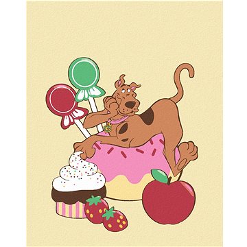 

Scooby a sladkosti (Scooby Doo), 40×50 cm, bez rámu a bez vypnutí plátna