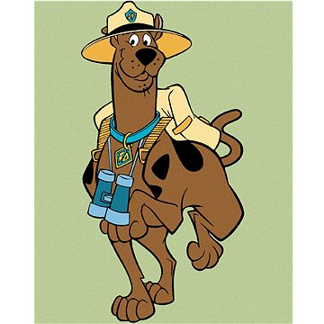

Scooby ranger (Scooby Doo), 40×50 cm, bez rámu a bez vypnutí plátna