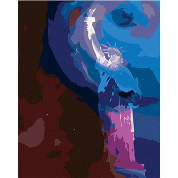 

Socha Svobody v zatmění, 40×50 cm, vypnuté plátno na rám