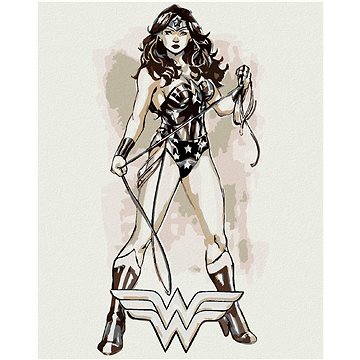 

Wonder Woman černobílý plakát II, 40×50 cm, bez rámu a bez vypnutí plátna